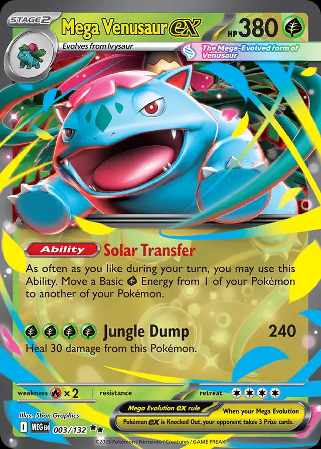 Mega Evolution Mega Venusaur ex #003/132